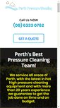Mobile Screenshot of perthpressurecleaning.com.au